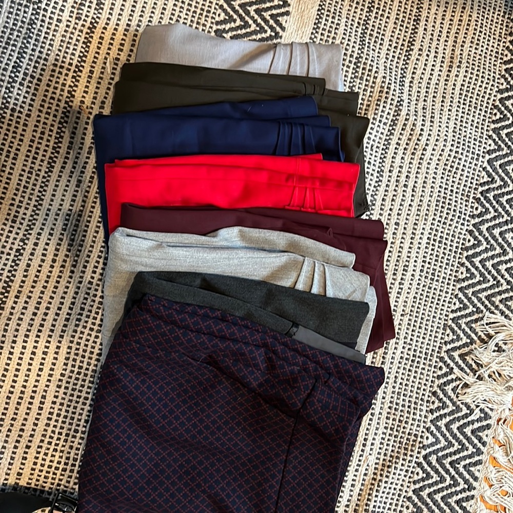 LOT of express pencil skirts.  All same style and fit.